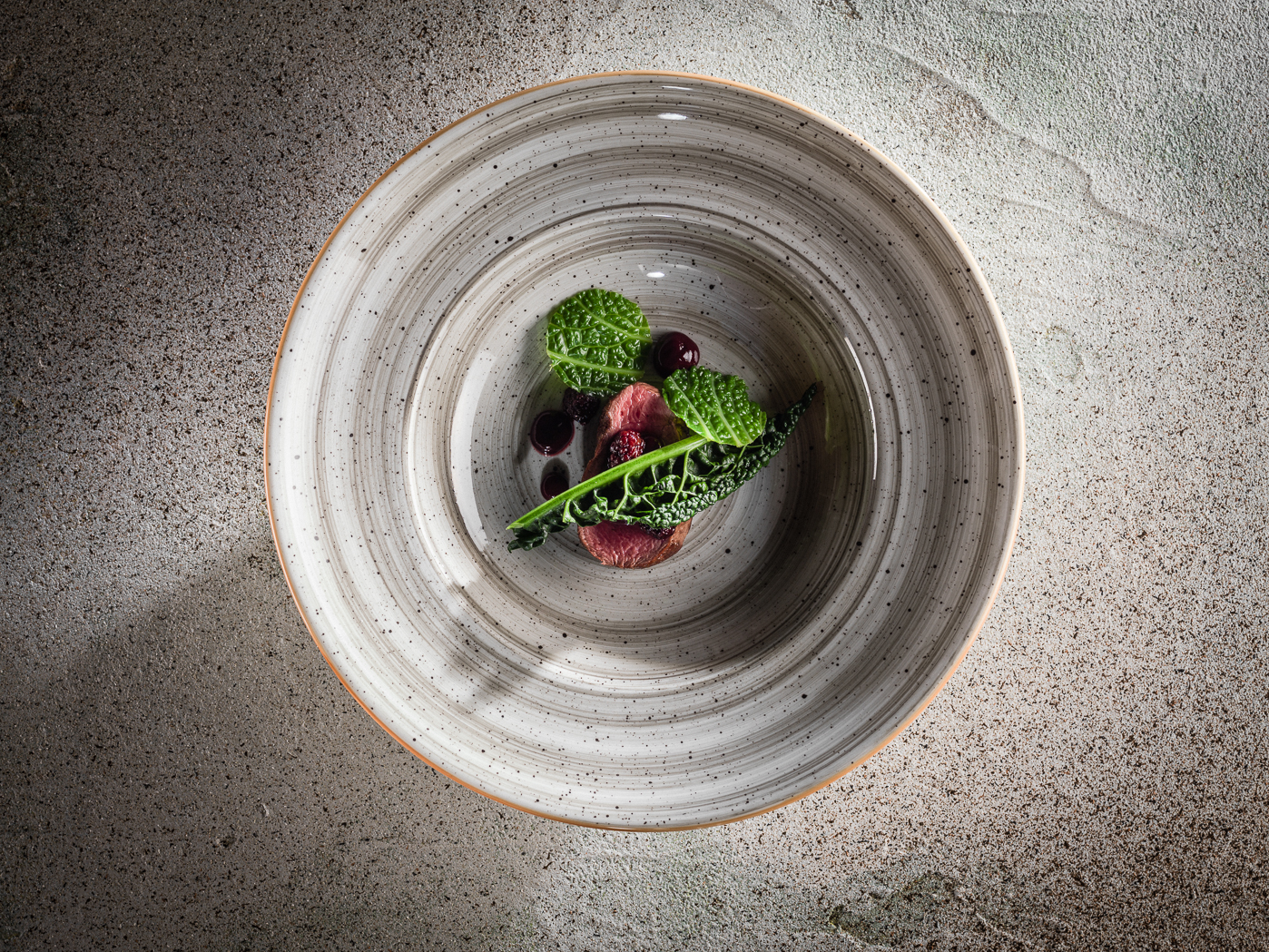 Gareth Rayner Venison Saddle Pickled Black Berries Cabbage - G&G Goodfellows