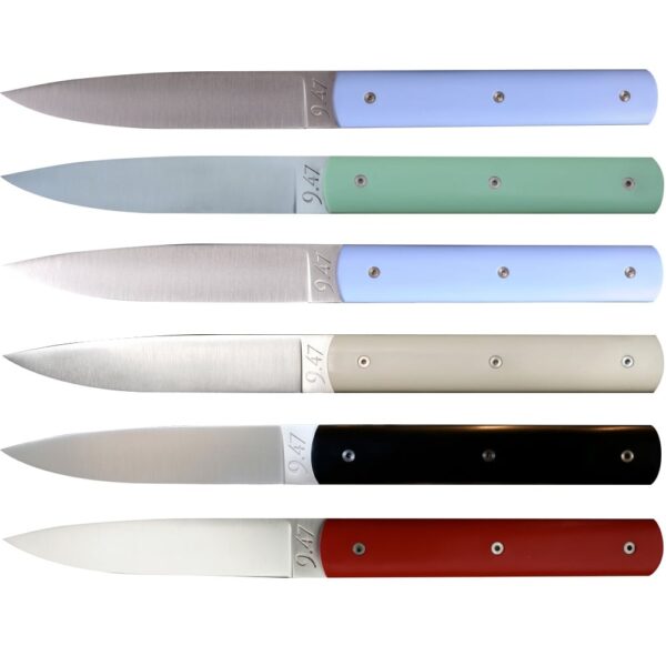 9.47 Knife - Mixed Colours (Set 6)
