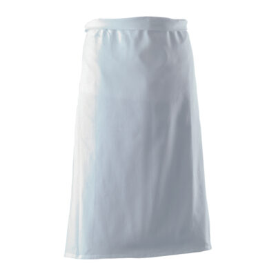 Long Waist Apron- White 90x90cm