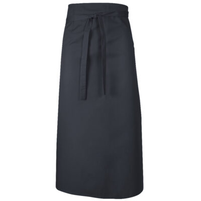 Black Poly Cotton Waist Apron 100x105cm