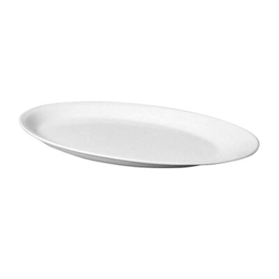 Esprit Oval Tray Matt/Shiny Wh 23cm