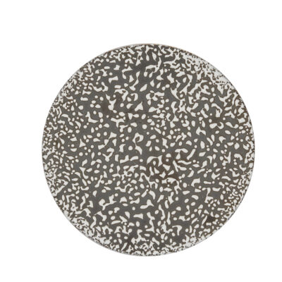 Confetti White/Black Dinner Plate 25cm