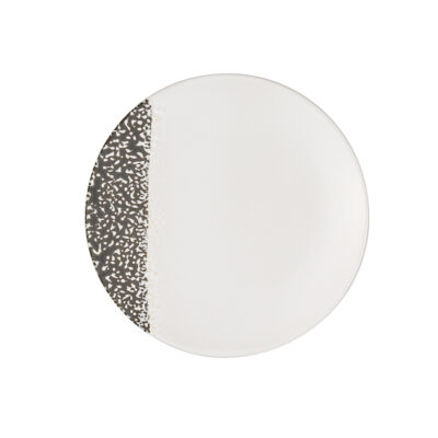 Dentelle Bread Plate 15cm - White/Black