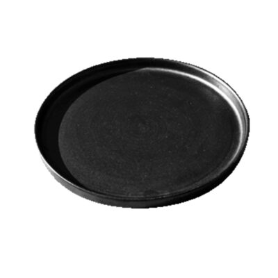 Gres De Puisaye Plate 16.5cm-Dark Grey