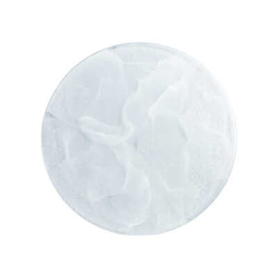 Plate Clouds & Swirls White/ Gold 25cm