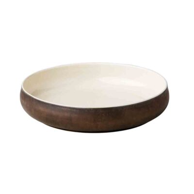 Metallic Gold Deep Plate 24x5cm