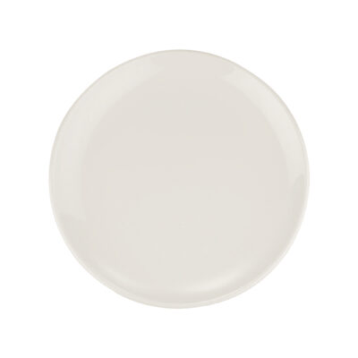 White Gourmet 19cm Flat Plate