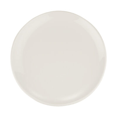 Gourmet 25cm Flat Plate - White