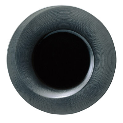 Black Matt/Shiny Esprit Serv' Plate 30cm