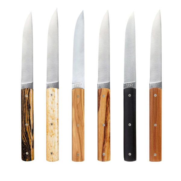 888 Knife - Mixed Wood  (Set 6)