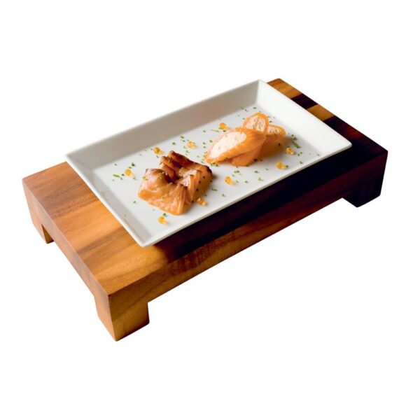 Acacia Rect. Display box 37.5x21x7.5cm