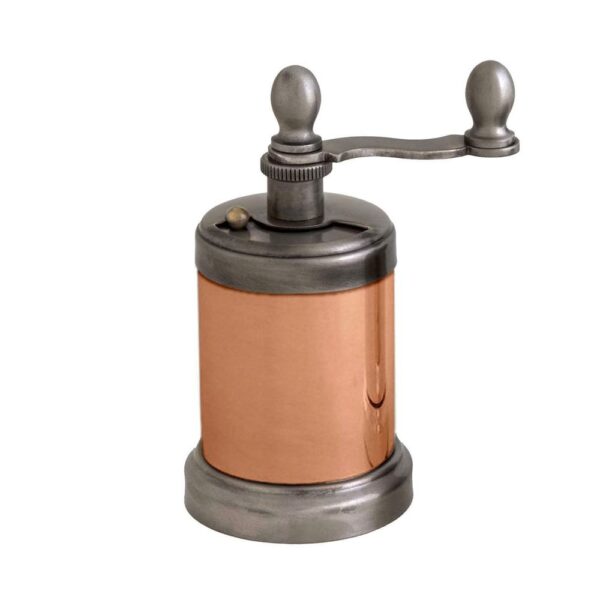 Aged Silver/ Copper Pepper Mill 90mm