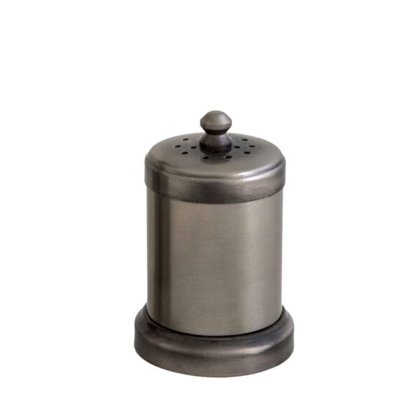 Aged Silver Plated Brass Salt Mill 90mm