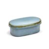 alg oval butter dish 14 5cm smokey blue p12395 9158 image - G&G Goodfellows