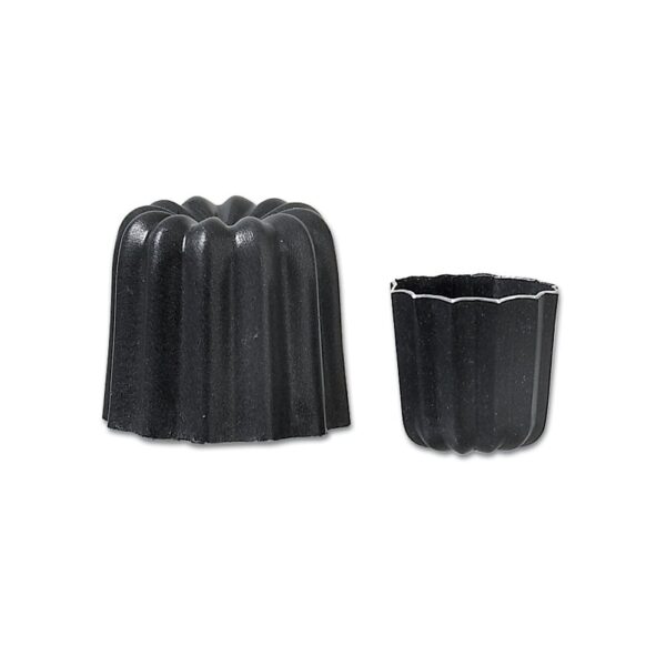 Aluminium Cannele Mould 35x35mm (pack 6)