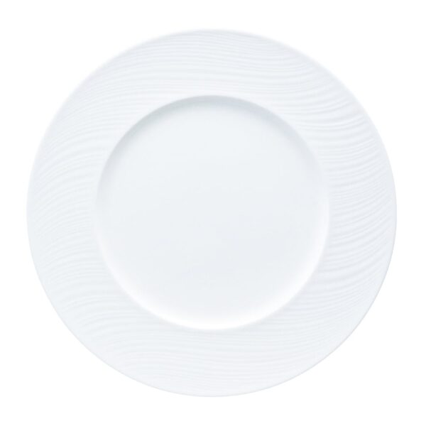 Aria Service Plate Matt/Shiny Wh 30cm