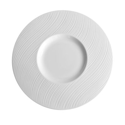 Aria Wide Rim Plate 27cm Matt/Shiny