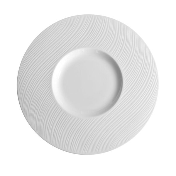Aria Wide Rim Plate 27cm Matt/Shiny