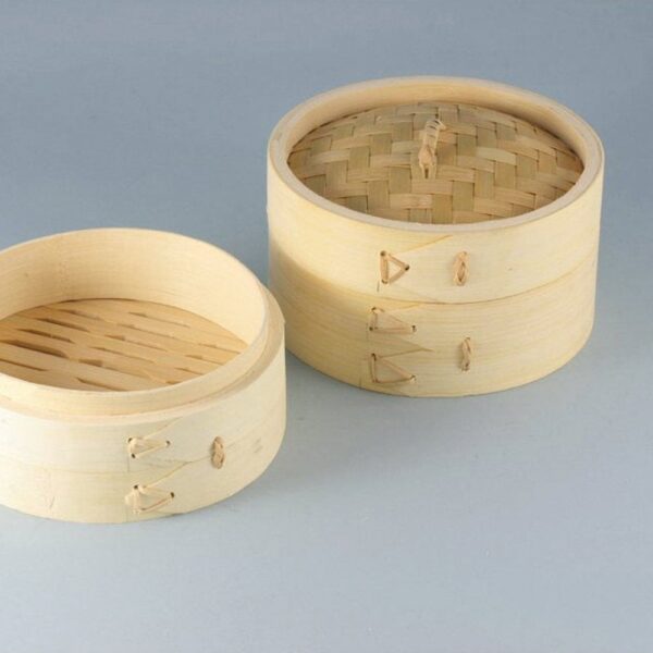 Bamboo Steamer w/Lid 4"
