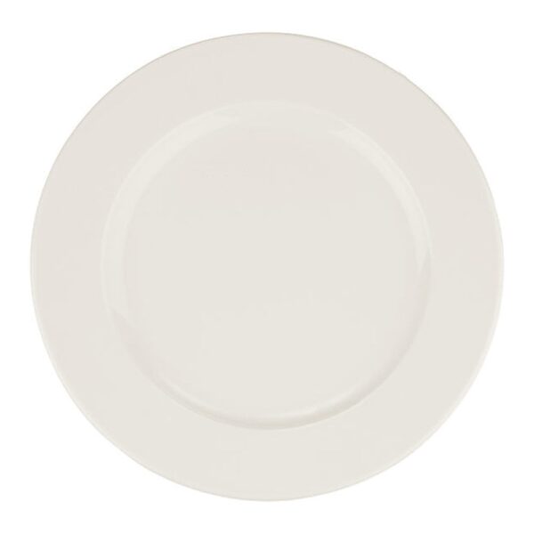 Banquet 21cm Flat Plate - White