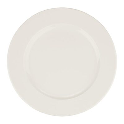 Banquet 27cm Flat Plate - White