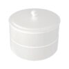 base of steamer 16x5cm satin white p9262 8386 image - G&G Goodfellows