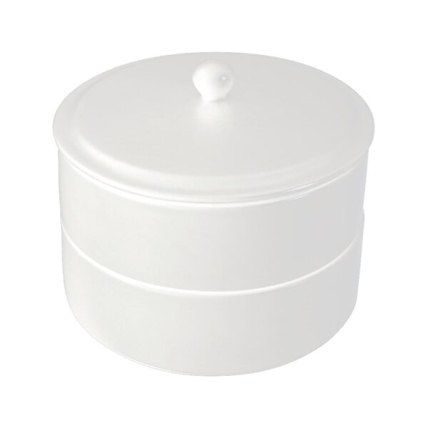 Base of Steamer 16x5cm - Satin White