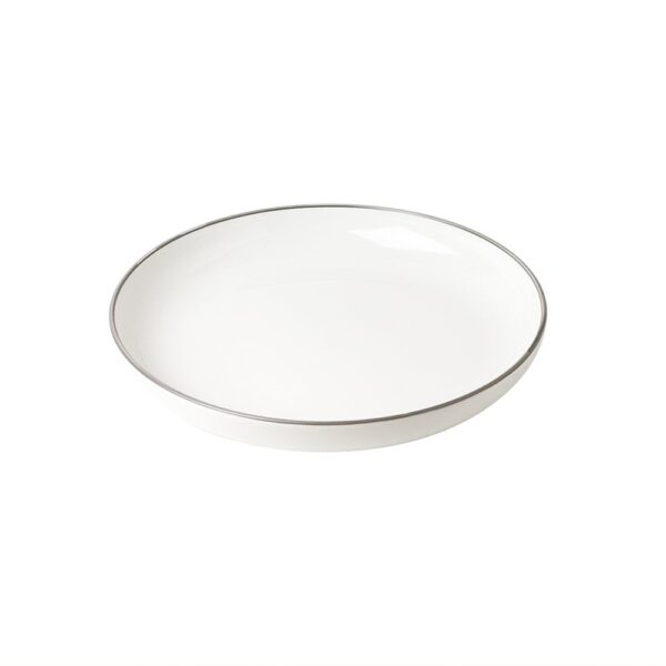 Base Plate High Edge 27cm - Strok Grey