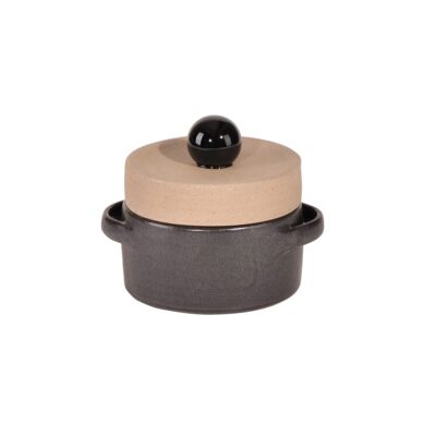 Basic Casserole L with Knob 12cm-Dark Gr