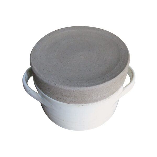 Basic Casserole Large w/o Knob-Ivory