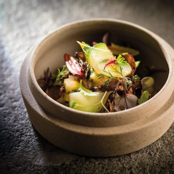 Basic Deep Plate 10.5x3cm(h) - Unglazed