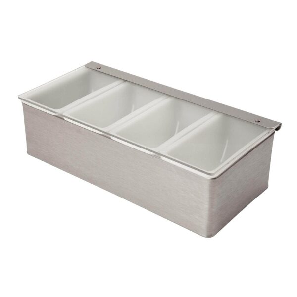 Beaumont S/S Condiment Holder 4 Comp