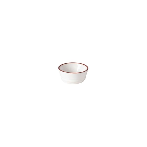 Beja round Ramekin/Butter Dish 7cm - Red