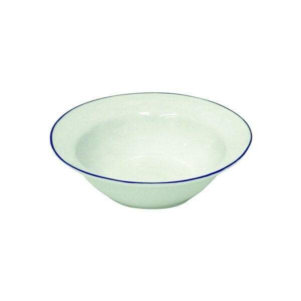 Beja Salad Bowl 30cm - Blue Rim