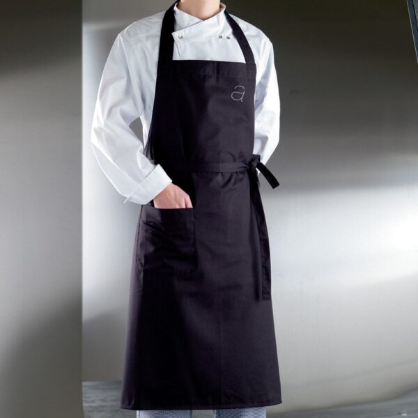 Bibbed PC Apron- French Navy - JA Logo