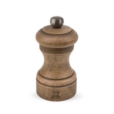 Bistro Antique Salt Mill 10cm Beech Wood