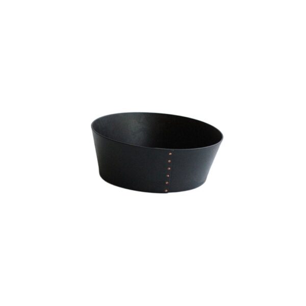 Black Birch Bread Basket 19x16x7cm(h)