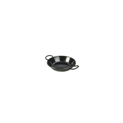 black Enamel Paella Pan 15x2.4cm