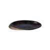 black gold oval plate 25 8x18 5x2cm p8424 6330 image - G&G Goodfellows