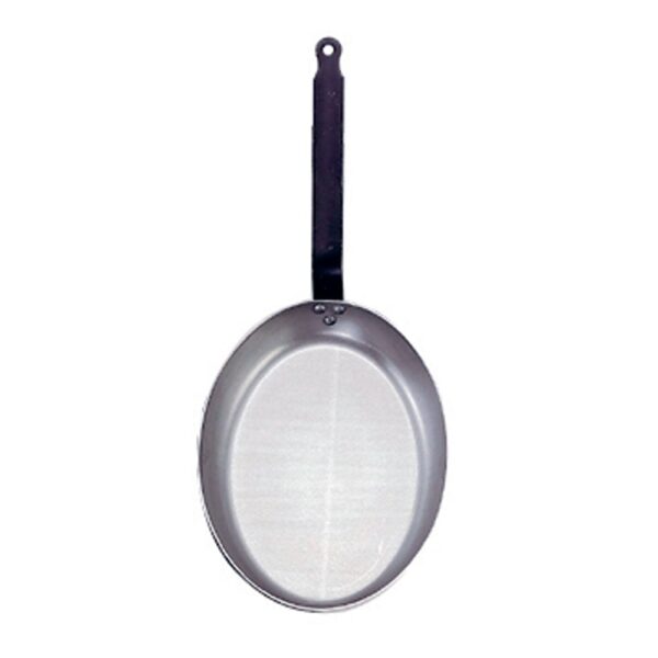 Black Iron Oval Fish Pan 36x26cm