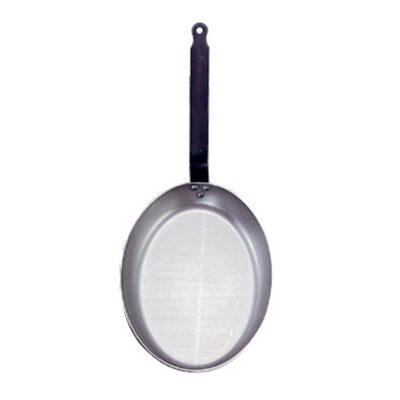 Black Iron Oval Fish Pan 40x29cm