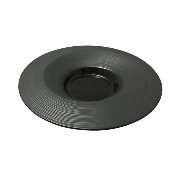 Black Matt/Shiny Deep Esprit Plate 23cm