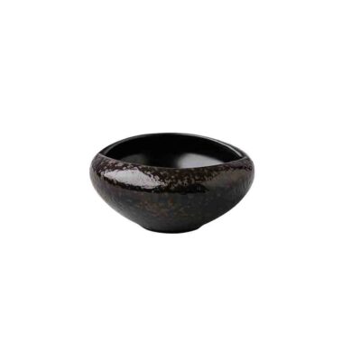 Black Satin Stone Curved Dipper6.5x2.7cm