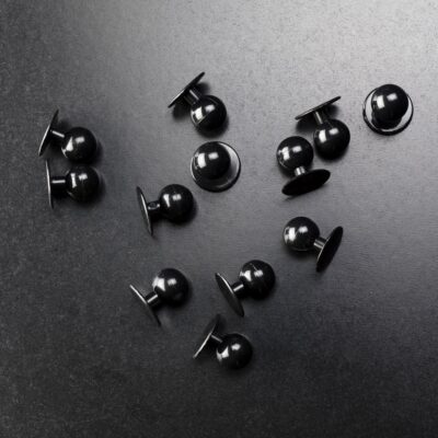 Black Stud Buttons