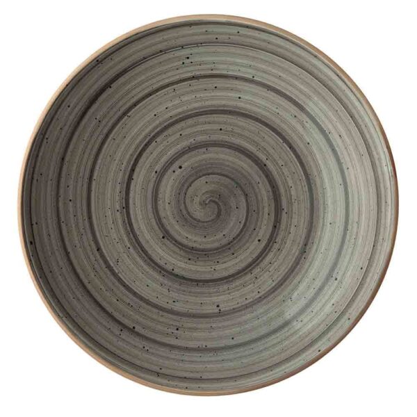 Bloom 25cm Deep Plate - Space Grey