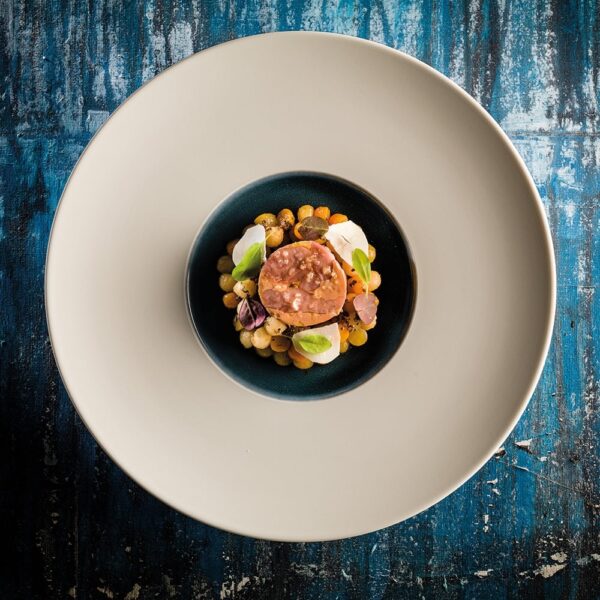 Blue Silent Coupe Plate Medium 26x2.5cm