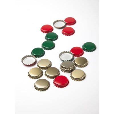 Bottle Caps - Red (PK100)