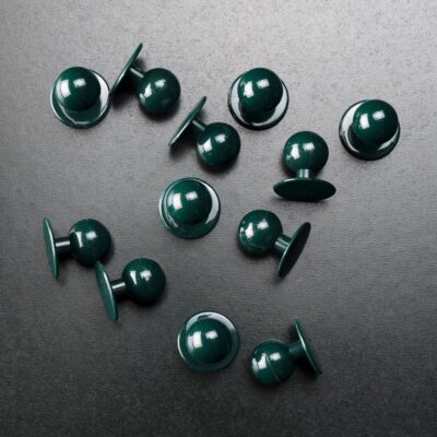 Bottle Green Stud Buttons