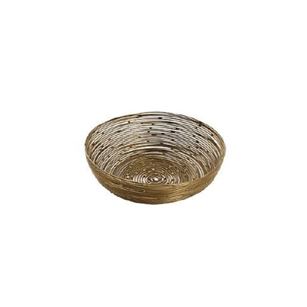Brass Antique Bread Basket 16cm