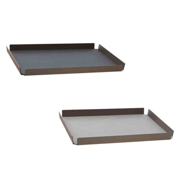 Bronze Tray 28x36cm Nupo Anthr/L.Grey